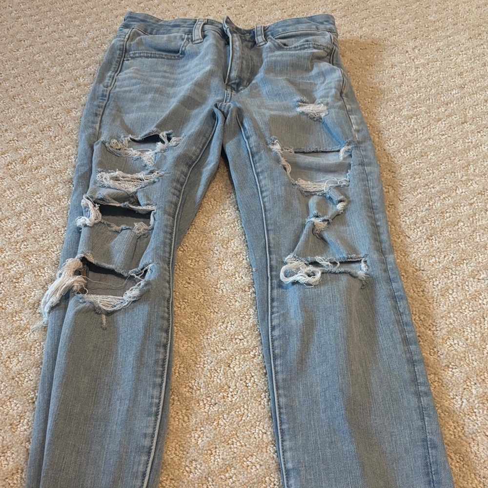 American Eagle Outfitters Light Blue Denim Jeans